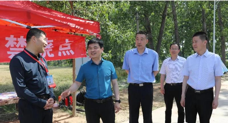 县委副书记,代县长朱新华深入张庄寨镇,大屯镇,酒店乡,黄口镇,马井镇