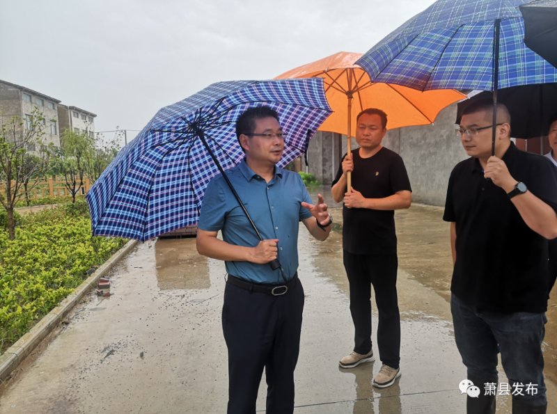 黄韡先后来到圣泉乡岗子村,杨楼镇孙庄村和新庄镇肥庄村,王集村,实地