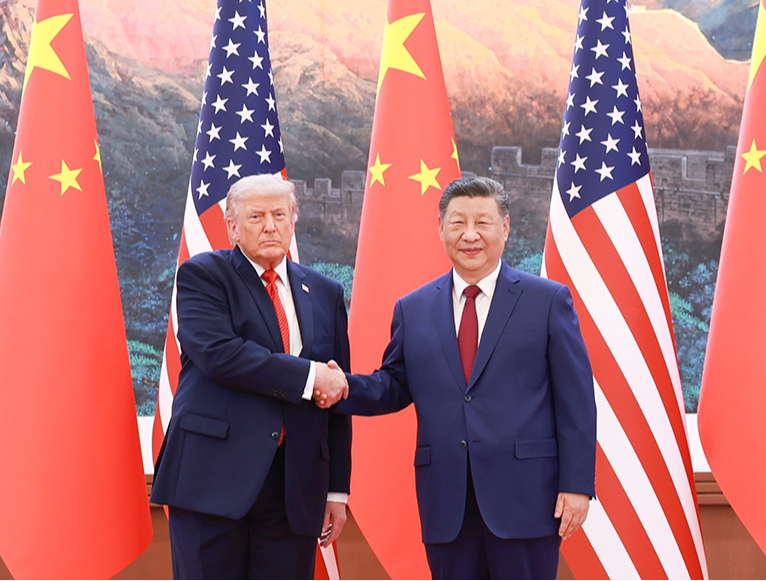习近平同美国总统特朗普会谈