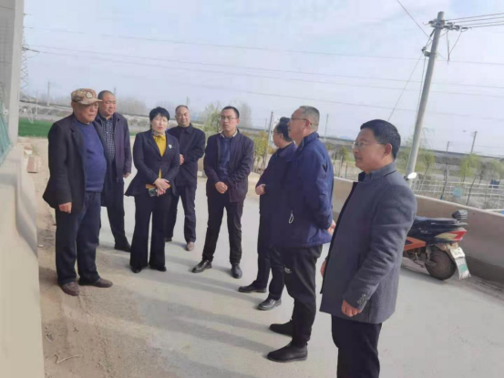 县政府副县长,龙河县级河长陈瑾带领县河长办,县城管局,龙城镇政府,镇