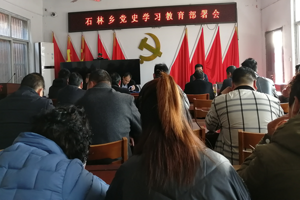 【工作推进】石林乡召开党史学习教育部署会_萧县人民政府
