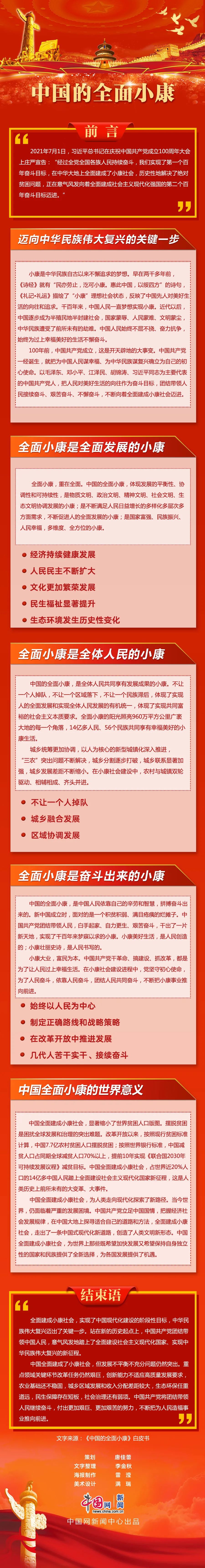 划重点!《中国的全面小康》白皮书发布_萧县人民政府