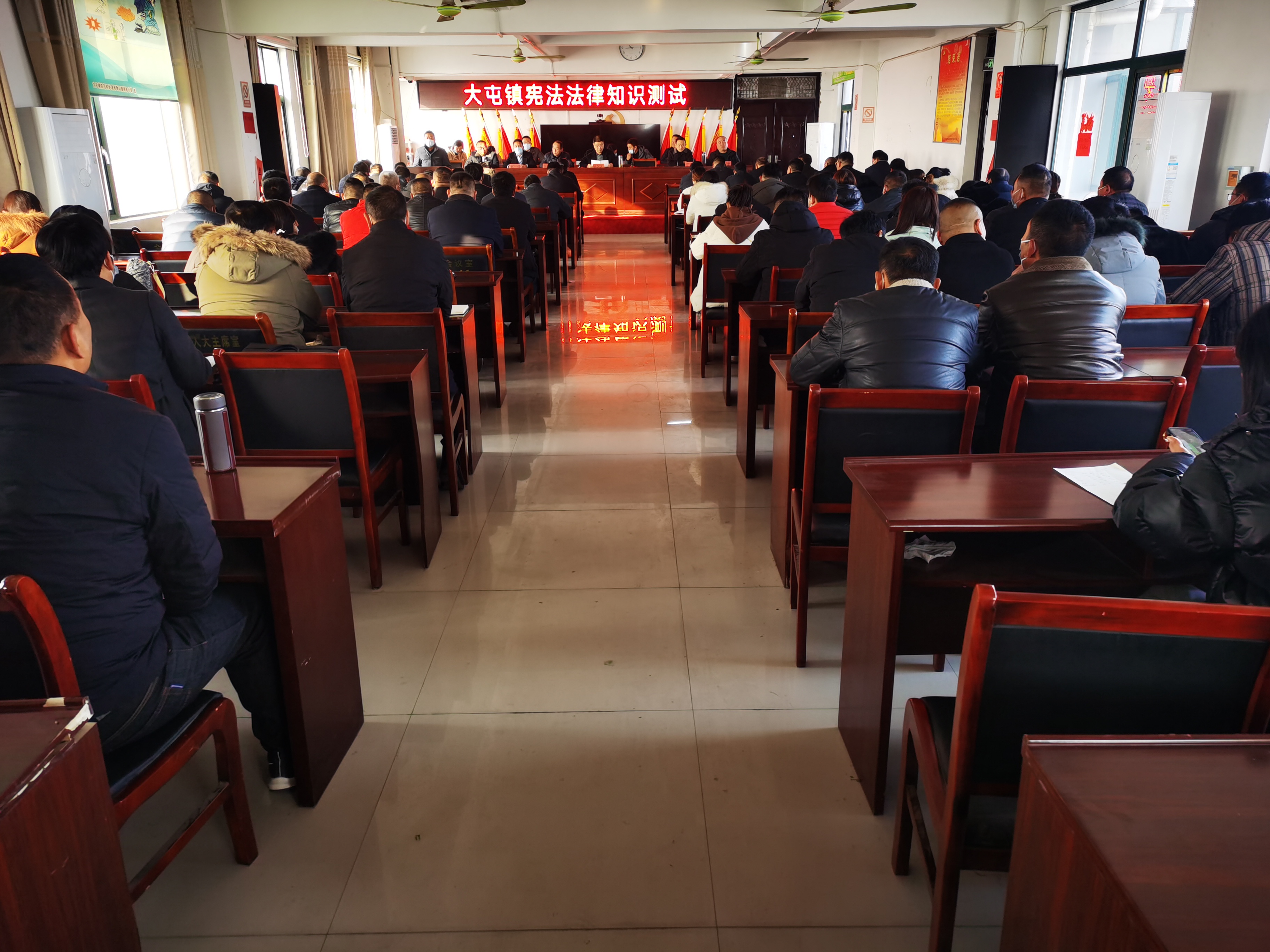 大屯镇开展镇村干部宪法法律知识测试活动_萧县人民政府