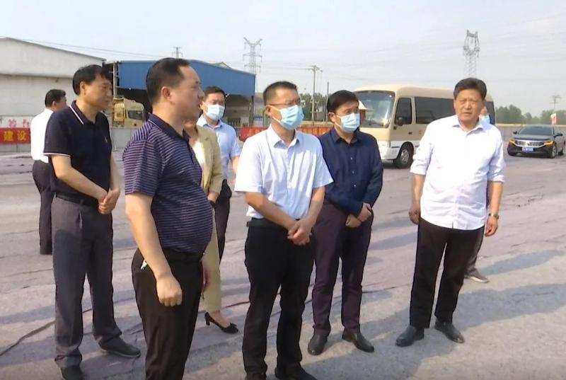 吴绪峰来萧调研交通领域重点项目建设