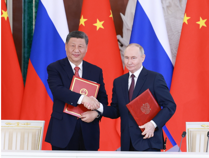 习近平同俄罗斯总统普京举行会谈