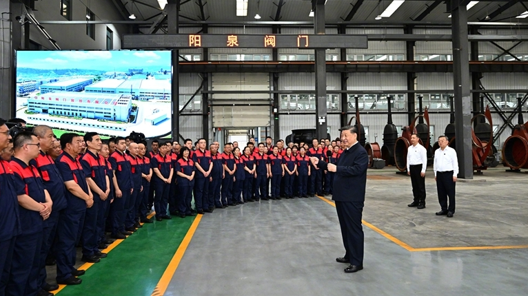 习近平在阳泉考察制造业企业发展
